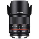 Samyang 21mm f/1.4 ED AS UMC CS - Sony E (Sony E, APS-C / DX), Objectief, Zwart