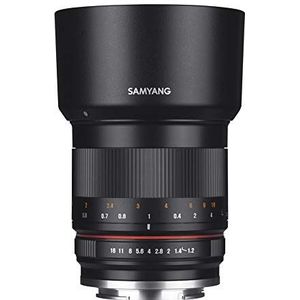 Samyang MF 50mm F1.2 APS-C MFT zwart - handmatige fotolens met 50 mm vaste brandpuntsafstand voor MFT-camera's (Olympus/Panasonic), ideaal voor portret, zachte bokeh, compact en licht