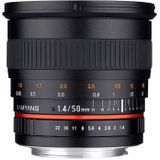 Samyang - 50mm f/1.4 - Objectief - Zwart - Nikon F - Volledig formaat