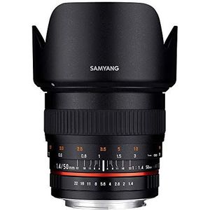 Samyang 50mm F1.4 lens voor aansluiting Sony Alpha (A-Mount)