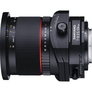 Samyang 24mm F3.5 T/S objectief voor aansluiting, Nikon AE, zwart, Nikon