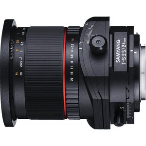 Samyang T-S24MM/NIKON 24 mm lens voor Nikon zwart