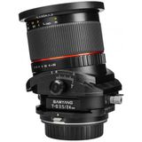Samyang 24 mm F3.5 T/S lens voor Pentax K-aansluiting