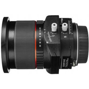 Samyang 24 mm F3.5 T/S lens voor Pentax K-aansluiting