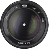 Samyang MF 85 mm F1.8 ED UMC CS MFT – handmatige lens met 85 mm vaste brandpuntsafstand voor MFT-aansluiting, beeldhoek 14,7°, 62 mm filterdraad, voor veel Panasonic en Olympus camera's, ideaal voor