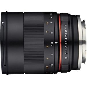 Samyang MF 85mm F1.8 ED UMC CS Fuji X - handmatige lens met 85 mm vaste brandpuntsafstand voor spiegelloze Fujifilm APS-C systeemcamera's met Fuji-X-aansluiting, 62 mm filterschroefdraad, ideaal voor