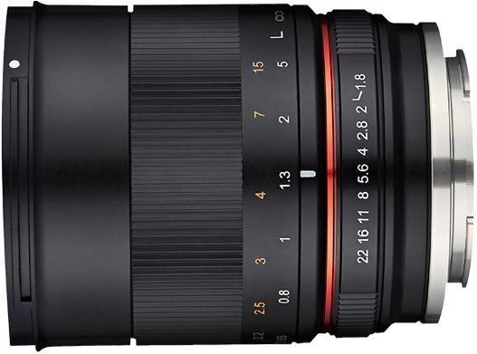 Samyang - MF 85mm F/1.8 ED UMC CS - Camera Lens - Zwart - Voor Fuji X