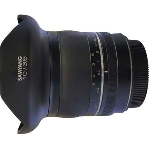 Samyang XP 10 mm F3.5 Canon EF - handmatige ultra-groothoeklens, 10 mm vaste brandpuntsafstand voor Canon full-formaat en APS-C camera's met EF-aansluiting, voor EOS serie, ideaal voor natuur- en architectuuropnamen