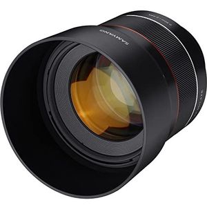 SAMYANG AF F1.4 Sony FE autofocus lens volledig formaat voor Sony Alpha zonder spiegel E-frame, 85 mm, zwart