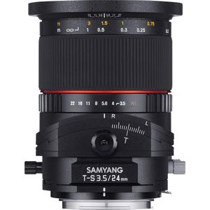 Samyang - 24mm F3.5 T/S - Objectief - Zwart - Voor Fuji X