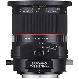Samyang - 24 mm F3.5 T/S - Tilt-Shift Lens - Voor Aansluiting Micro Four Thirds