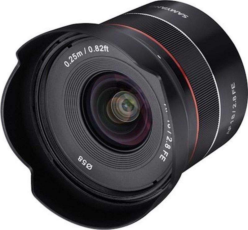 Samyang - AF 18mm F2.8 - Opzetlens - Objectief - Camera Lens