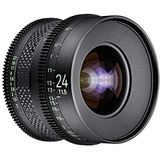 XEEN CF Cinema 24mm T1,5 voor Sony E volledig formaat - professionele Cine-lens - carbon lenscilinder - extreem compact, zwart, F1510806103