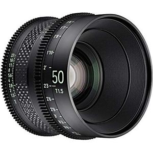 XEEN CF Cinema F151101103 50 mm T1.5 voor Sony E, volledig formaat, professionele Cinema-lens, koolstofcilinder, ultra compact, F151101103, zwart