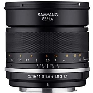 Samyang 85mm F1.4 Mk2 AE handmatige scherpstellens voor Nikon-camera's