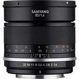 Samyang - 85mm f/1.4 MK2 - Objectief - Zwart