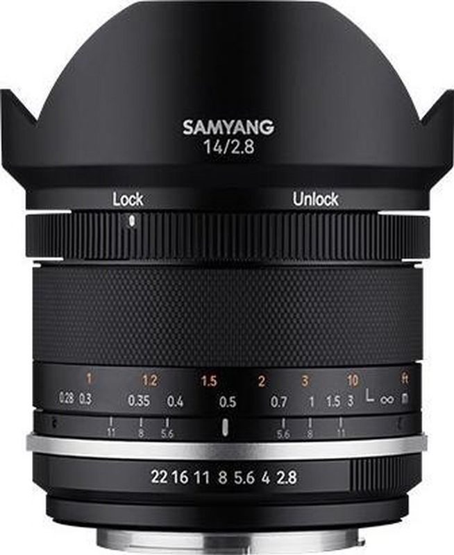 Samyang - 14mm F2.8 MK2 - Objectief - Zwart - Volledig Formaat - APS-C / DX