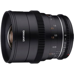 Samyang 24mm T1.5 Mark II VDSLR Canon EF-mount objectief