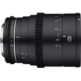 Samyang - MF 35mm T1.5 VDSLR MK2 - Objectief - Zwart