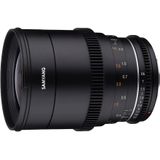 Samyang MF 35 mm T1,5 VDSLR MK2 Sony E – heldere T1,5 groothoek cine- en videolens voor Sony E Mount, 35 mm vaste brandpuntsafstand, Follow Focus tandkransen volledig formaat en APS-C, 8K resolutie