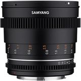 Samyang - VDSLR 50 mm T1.5 MK2 - Objectief - Zwart - Weersbestendig