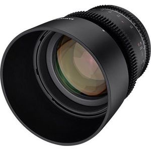 Samyang - MF 85 mm T1,5 VDSLR MK2 - Cine Lens - voor Canon M - Lichtsterk - 8K Resolutie