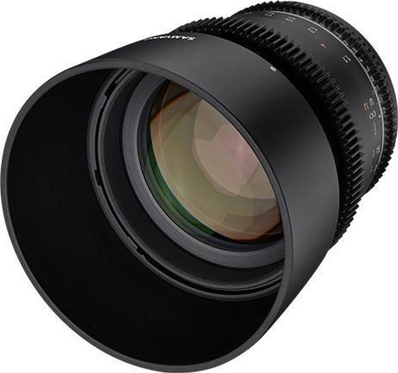 Samyang - MF 85 mm T1,5 VDSLR MK2 - Cine Lens - voor Canon M - Lichtsterk - 8K Resolutie
