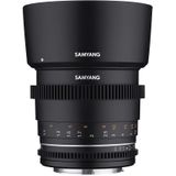 Samyang - MF 85mm T1.5 VDSLR MK2 - Objectief - Zwart