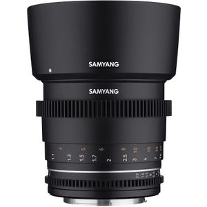 Samyang - MF 85mm T1.5 VDSLR MK2 - Objectief - Zwart