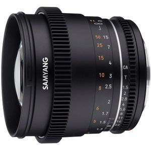 Samyang VDSLR 85mm T1.5 MK2 handmatige focus Cine lens voor Sony FE