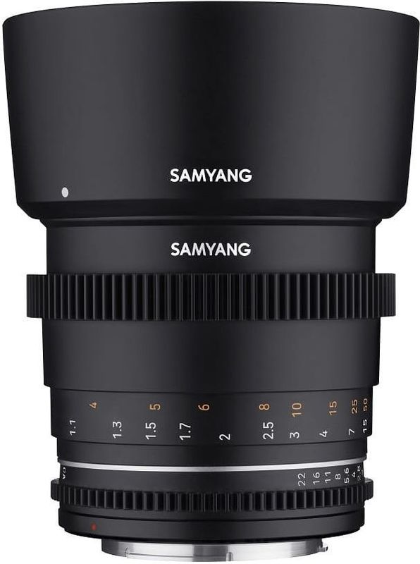 Samyang - MF 85mm T1.5 VDSLR MK2 - Objectief - Zwart