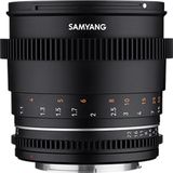 Samyang - MF 85mm T1.5 VDSLR MK2 - Objectief - Zwart - Volledig formaat