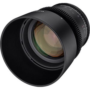 Samyang - MF 85mm T1.5 VDSLR MK2 - Objectief - Zwart - Volledig formaat