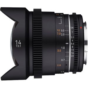 Samyang 14mm T3.1 Mark II VDSLR Canon EF-M-mount objectief