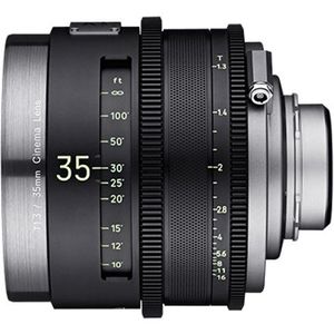 Samyang - Xeen Meister 35 Mm T1.3 Pl - Cameralens - Zwart - High Performance