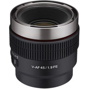 Samyang - V-AF 45 Mm T1.9 - Cameralens - Zwart - Geschikt voor Sony FE
