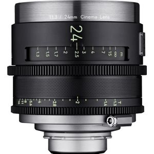 Samyang XEEN Master 24mm T1.3 (PL, Volledig formaat), Objectief, Zwart