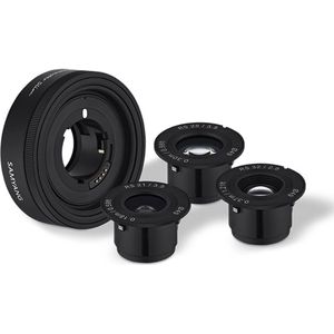 Samyang - Remaster Slim AF - Drie brandpuntsafstanden - 21 mm, 28 mm en 32 mm - met één objectiefmodule - Sony FE