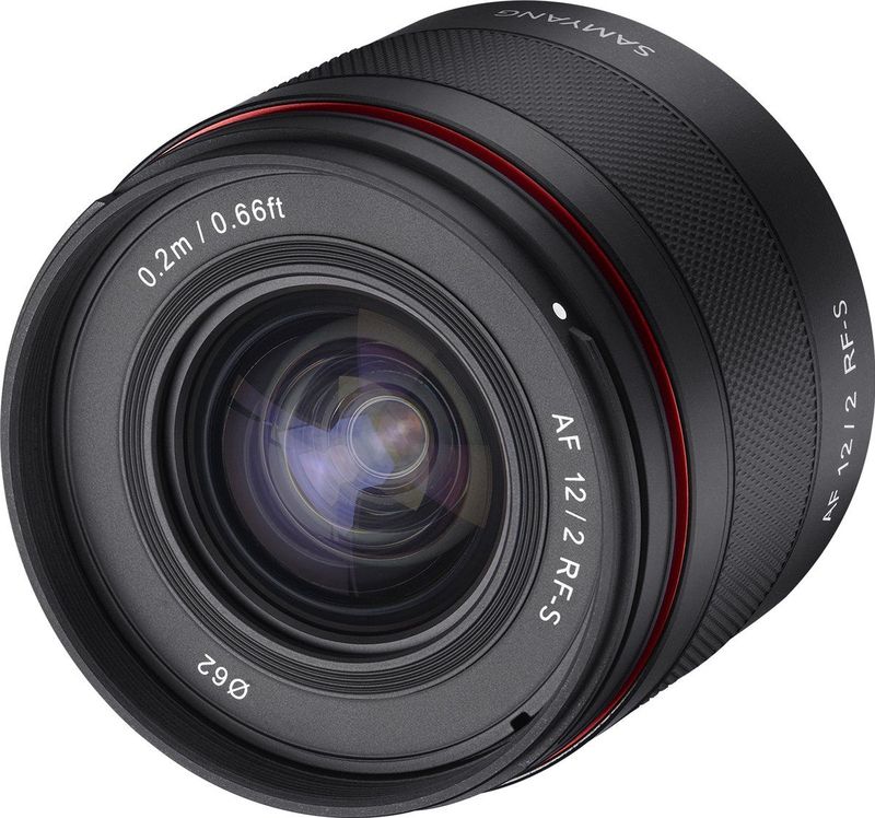 Samyang - Lensdop - Voor AF 12mm F2.0 RF-S - Bescherming Tegen Stof en Krassen