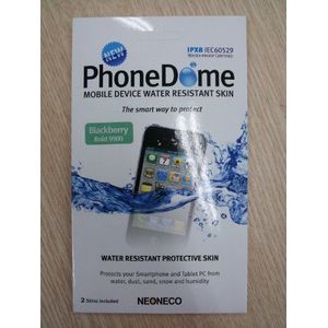 Neoneco Phone dome 730834 beschermfolie voor BlackBerry Bold 9900 (waterdicht), 2 stuks