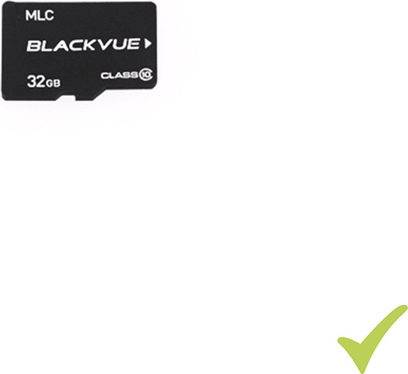BlackVue - MSD MicroSD Kaart - 32GB - Zwart