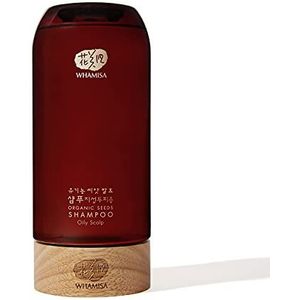 WHAMISA Organic Seeds Shampoo Oily Scalp - contre le cuir chevelu gras - sans sulfates de silicone ni parabens - Korean Natural Cosmetics 510ml