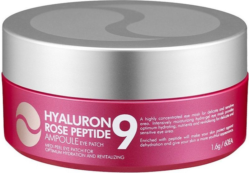 Medipeel - Hyaluron Rozenpeptide Ooglapjes - 60 Stuks - Hydraterende Formule