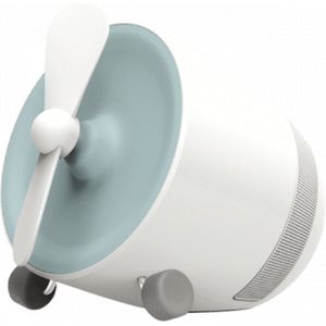 POUT EARS1 Draagbare Bluetooth Luidspreker met Miniventilator - Blauw