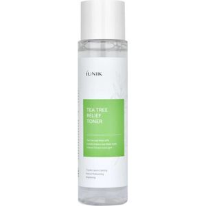 iUNIK - Théier - Gezichtstoner - 200ml - Relief met Theeboombladwater en Centella