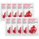 Eunyul - Gezichtsmasker - Granaatappel - Hydraterende Huidverzorging - 30 Stuks