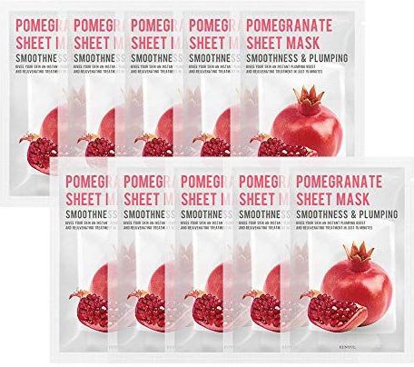 Eunyul - Gezichtsmasker - Granaatappel - Hydraterende Huidverzorging - 30 Stuks