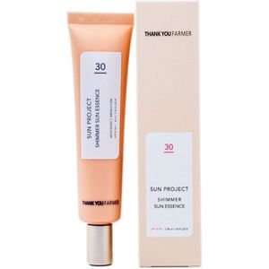 THANK YOU FARMER - Sun Project Shimmer Sun Essence - SPF30+ PA++ - 40ml