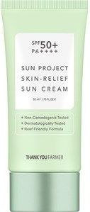 [Promotie] THANK YOU FARMER - Sun Project Skin Relief Sun Cream SPF50+ PA++++ - 50ml