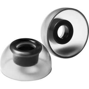 Azla SednaEarfit Crystal voor TWS set van 3 (S/MS/M) (Diverse), Onderdelen voor hoofdtelefoons, Zwart, Transparant